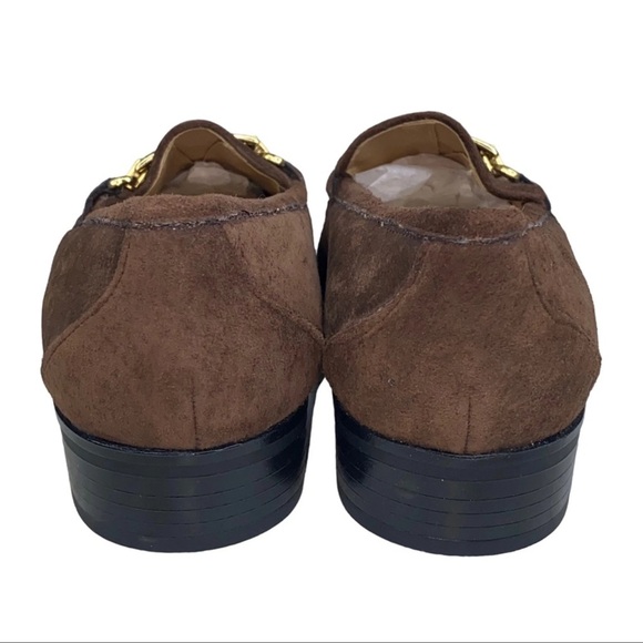 Dianne Von Furstenberg Women’s Brown Suede Horse Bit Loafer Size US 8 - Picture 6 of 9